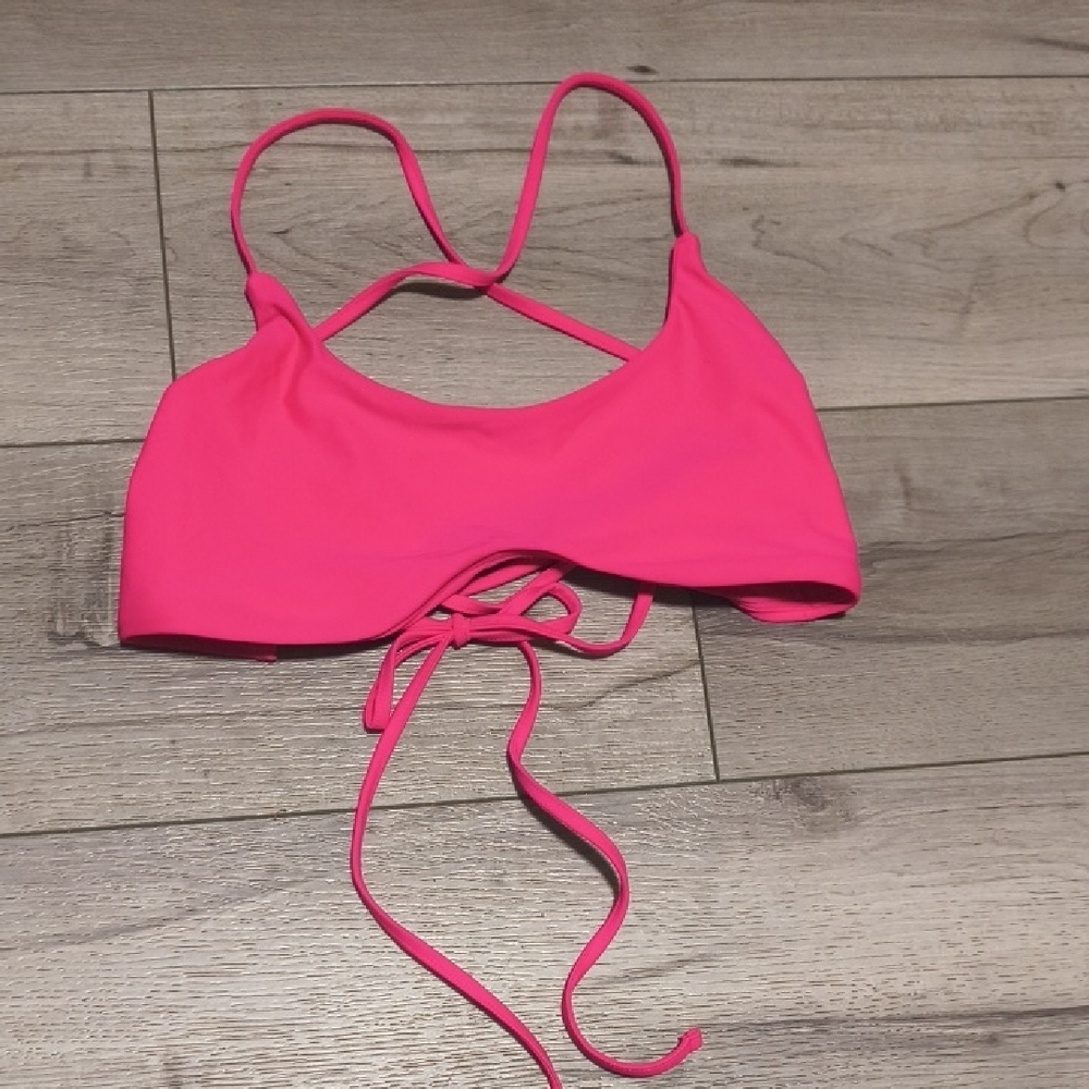 Halara Pink Bikini Top